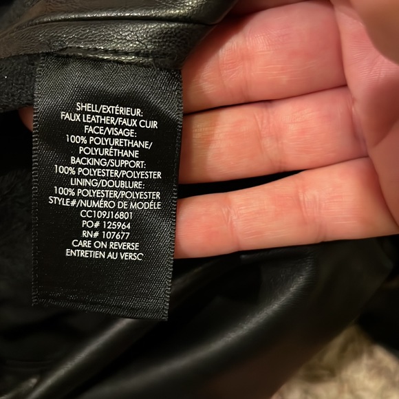 Alice and Olivia Levi vegan leather jumpsuit 10 - Picture 10 of 10